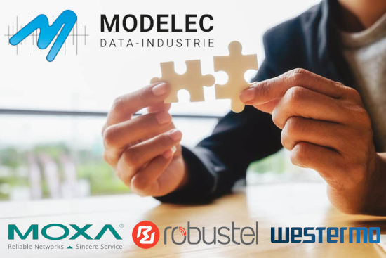 MODELEC & Partners Moxa Robustel en Westermo